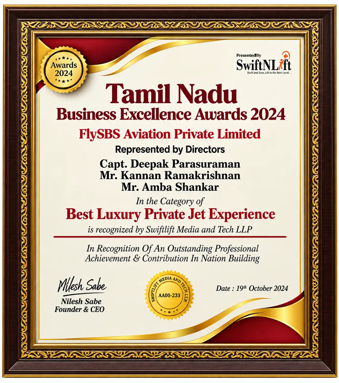 ET Excellence Telangana 2026 Certificate